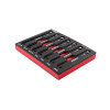 SUNEX Low Profile Diamond Coated Phillips&reg; & Slotted 7 Piece Screwdriver Set in EVA Foam