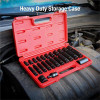 SUNEX SOCKET SET, 3/8" DRIVE SAE IMPACT SET 25 PCS