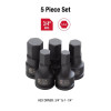 SUNEX 3/4" DR. 5PC SAE IMPACT HEX DRIVER SET