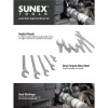 SUNEX Metric Jumbo Angled Head Wrench Set - 6 Piece