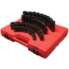 SUNEX 39PC 1/2"DR METRIC MASTER IMPACT SOCKET SET
