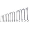 SUNEX 14 Pc. Metric Raised Panel Combination Wrench Set