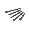SUNEX Air Hammer Chisel Standard 5 Piece Set in Portable Tool Roll