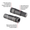 SUNEX 1/2 Inch Drive SAE 4 Inch Long Hex Impact Bit Socket Set - 10 PIece