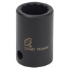 SUNEX 3/8 in. Drive 12-Point Impact Socket, - SUN312Z