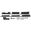 SUNEX 3/8" & 1/2" Drive Sae & Metric 6 Point Standard & Deep 68-Piece Master Impact Socket Set