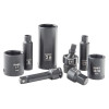 SUNEX 3/8" & 1/2" Drive Sae & Metric 6 Point Standard & Deep 68-Piece Master Impact Socket Set