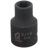 SUNEX SOC 5/16 3/8D IMP 6PT