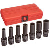 SUNEX SOCKET SET IMPACT 3/8IN. DRIVE 7PC DEEP SAE UNIV