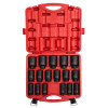 SUNEX 17 PC 3/4" DR METRIC DEEP IMPACT SOCKET SET
