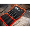 SUNEX Air Hammer Chisel Pneumatic Separator 4 Piece Set in Portable Tool Roll