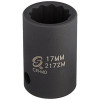 SUNEX SOC 17MM 1/2D IMP 12PT