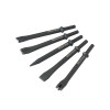 SUNEX Air Hammer Chisel 7 Inch Cutting 5 Piece Set in Portable Tool Roll