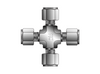 Parker CPI 3/8" Stainless Steel Union Cross for Fractional Tube