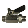 Midland M x M Stainless Steel 1000 PSI Mini Ball Valve