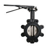 Midland Lug-Style Butterfly Valve w/ Buna-N Seat & Lever Handle