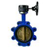 Midland Lug-Style Gear Handle Butterfly Valve Aluminum Bronze Disc EPDM Seat