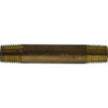 Midland 1/4" Diameter Red Brass Pipe Nipple