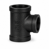 150# Black Malleable Iron Tee Female Threaded Pipe Fitting
