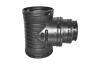 Normandy 6" x 4" HDPE Corrugated Reducing Tee