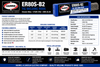 Harris ER80S-B2 TIG welding rod specifications showing 1/16, 3/32 and 1/8 inch diameters, AWS A5.28 classification, 10 lb package size, chemistry, features, and applications