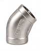 304 Stainless Steel 150# 45° Threaded Elbow - SP112