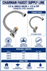 Charman Faucet Supply Line - 1/2" Angle Valve x 1/2" FIP - Spec Sheet