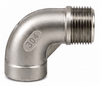 304 Stainless Steel 150# Threaded 90° Street Elbow - SP114