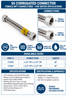 Stainless Corrugated Connector - 1-1/2" FIP x 1-1/2" FIP Spec Sheet