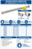 Charman Stainless Braided Faucet Connector - 3/8" Compression x 1/2" FIP Spec Sheet