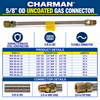 Charman 5/8" OD Uncoated Connector - 3/4" MIP x 3/4" FIP - Spec Sheet