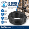 GetPipe Approved 16 Gauge Black Annealed Rebar Tie Wire - 95 ft Coil for Rebar Tying and Concrete Construction