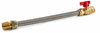 Charman 1/2" OD Uncoated Connector - 1/2" MIP x 1/2" FIP Straight Ball Valve