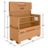 Knaack® - STORAGEMASTER™ Tan Piano Box (60" L x 30" W x 49" H)