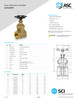 Brass Threaded Gate Valve ASC Series 8501