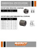 3000# Forged Steel Coupling NPT X SW Dimensions