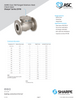 Sharpe Series 25116 Stainless Steel Flanged Swing Check