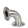 Stainless Steel Sanitary Clamp End 90° Elbow