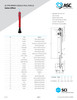 AWWA Indicator Post, Vertical Data Sheet