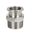 Stainless Steel Clamp End Male Adapter