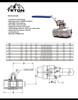 Teton Products Stainless Steel Ball Valve Cut Sheet