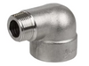 3000# 304 SS threaded 90 Street Degree Elbow