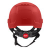 Milwaukee 48-73-1328 BOLT Red Front Brim Safety Helmet (USA) - Type 2, Class C, Vented