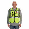 Milwaukee 48-73-5314 AR/FR Cat. 1 Class 2 Breakaway High Visibility Yellow Safety Vest - 4XL/5XL