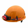 Milwaukee 48-73-1132 Orange Front Brim Hard Hat with 6PT Ratcheting Suspension  Type 1 Class E