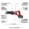 Milwaukee 2722-21HD M18 FUEL Super Sawzall Kit