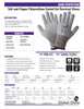 Salt-and-Pepper Polyurethane Coated Cut Resistant Gloves PUG-611 Data Sheet