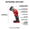 Milwaukee 2695-24 M18 Cordless Combo Compact Hammer Drill/Hackzall/1/4 Hex Impact Driver/Work Light