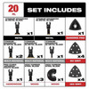 Milwaukee 49-10-9920 Oscillating Multi-Tool Blade Kit (20-Piece)