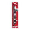 Milwaukee 49-66-7002 14PC SHOCKWAVE Impact Duty 1/4" Drive Metric Standard 6 Point Socket Set